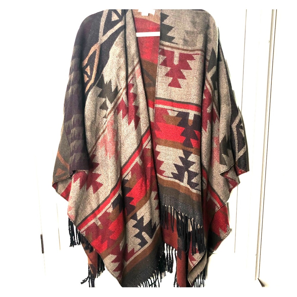 Boutique Aztec poncho